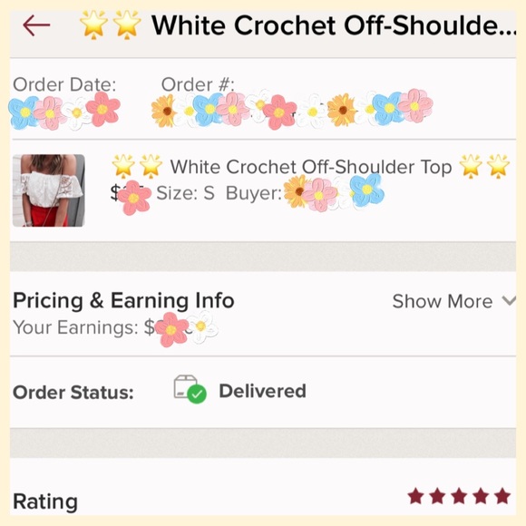 🌟🌟 White Lacey Off-Shoulder Top 🌟🌟 - Picture 7 of 7